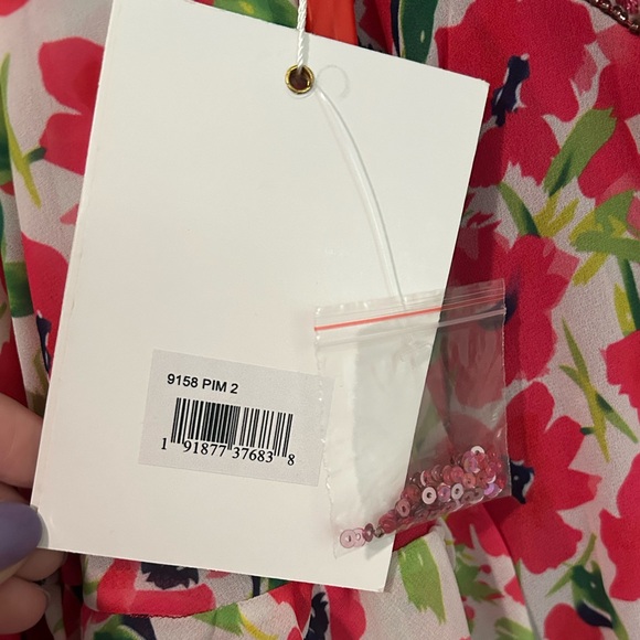 NWT Mac Duggal Style 9158 Bell Sleeve Mini Dress - Picture 10 of 12